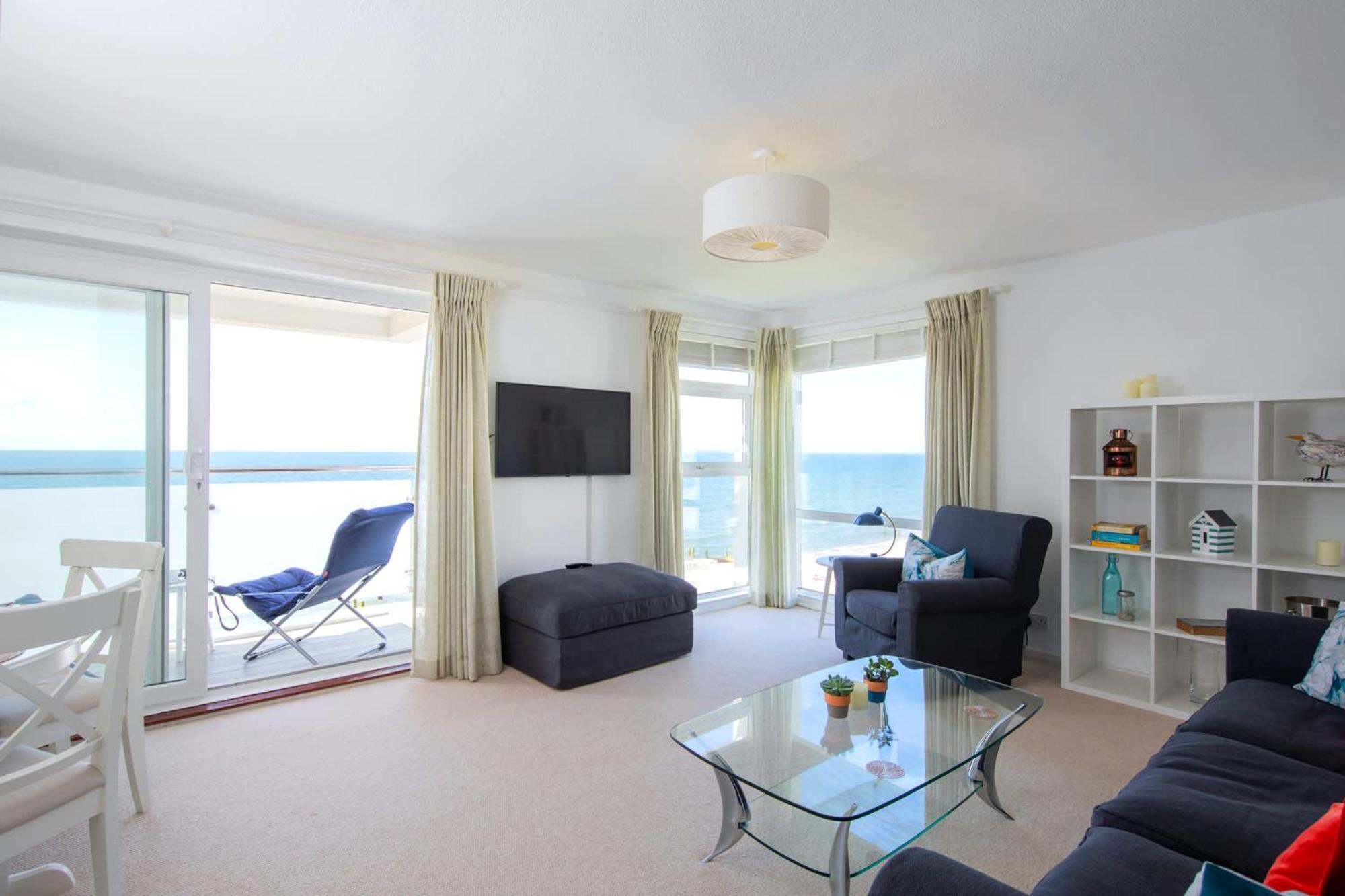 High-End Beachfront Getaway Sea View King Bed East Wittering Kültér fotó